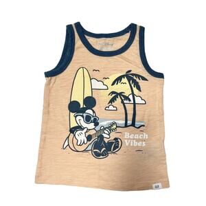 Gap Disney Mickey Mouse Organic Tank Top Size 2T